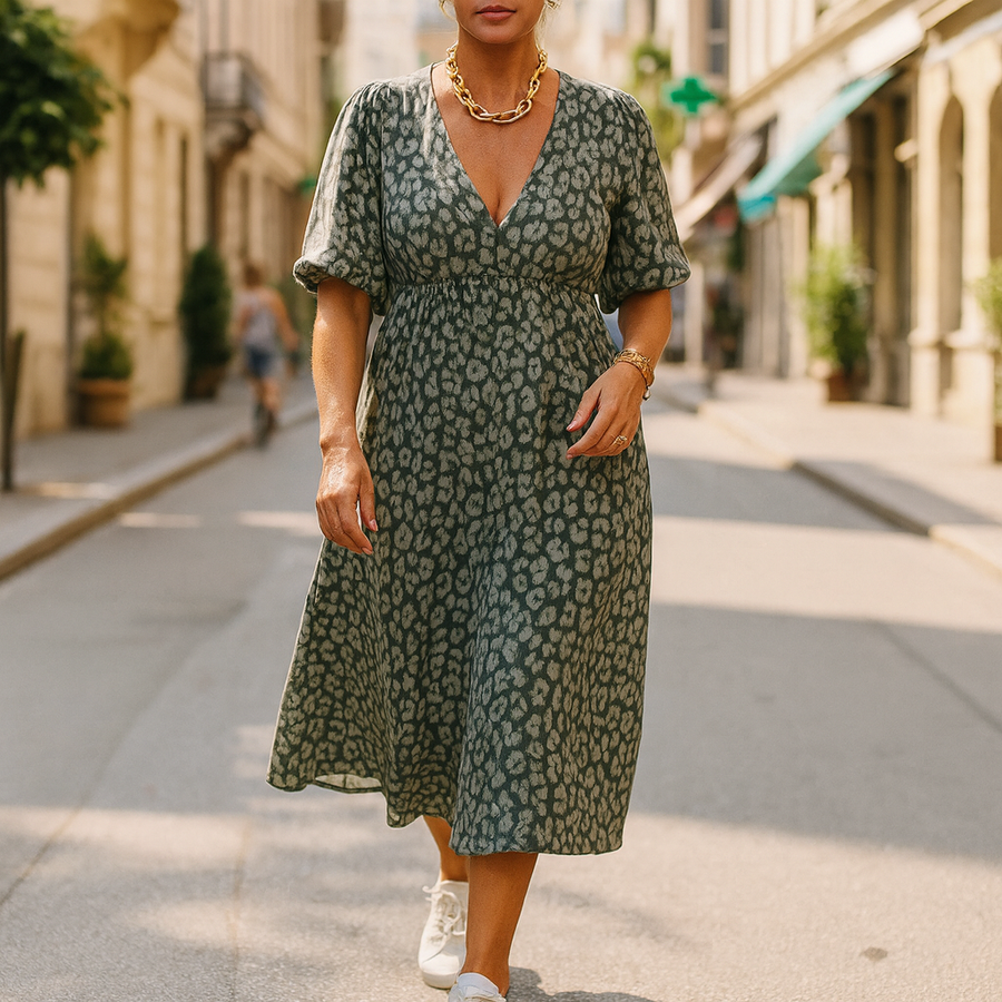Zahra | V-Neck Maxi Dress
