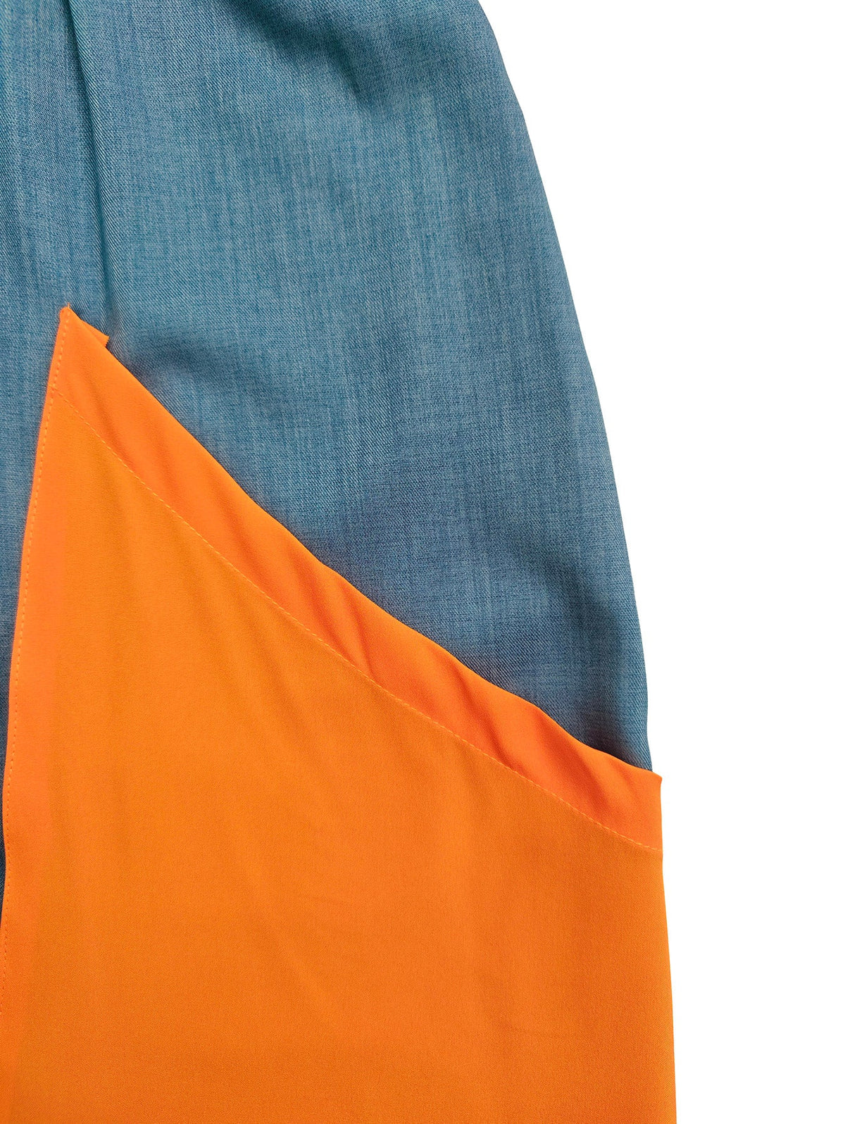 High-Waist Pocket Elastic Relaxed Pants