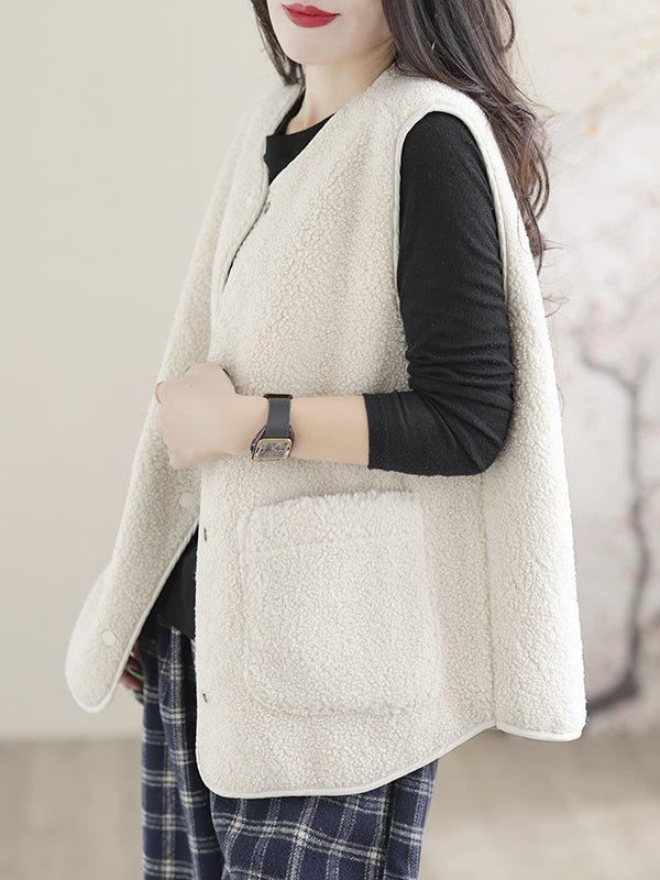 Sleeveless Relaxed Vest