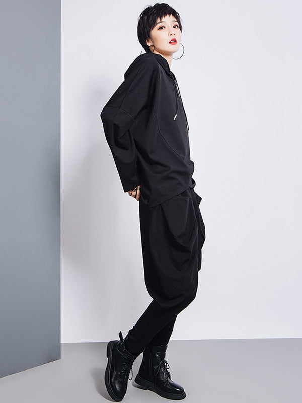 High-Waist Harem Relaxed Pants