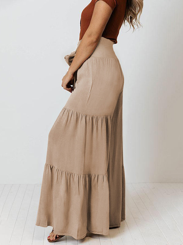 Wide-Leg High-Waist Pants