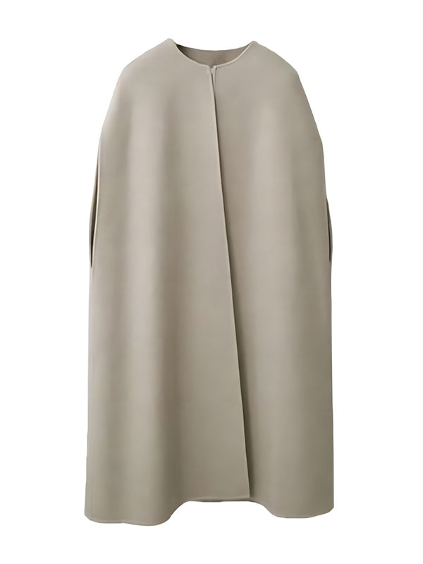 Round-Neck Sleeveless Jacket