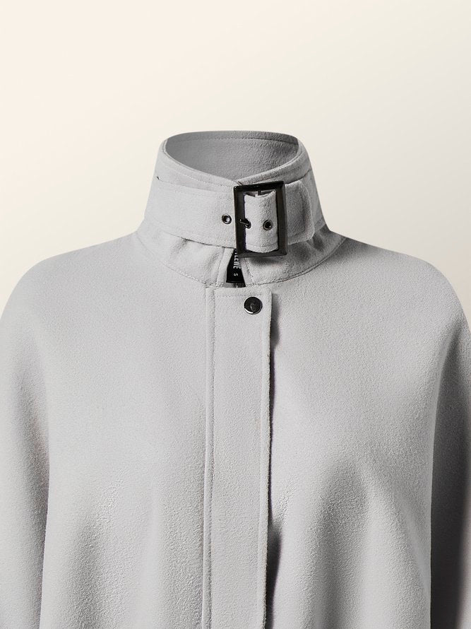 Stand-Collar Relaxed Jacket