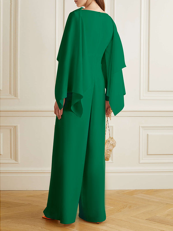Zip Long-Sleeve Jumpsuit