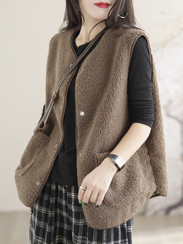 Sleeveless Relaxed Vest