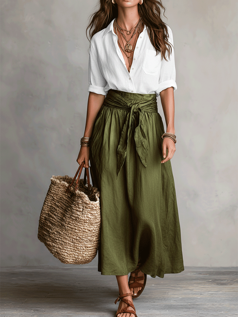 Calista | Boho Skirt Set
