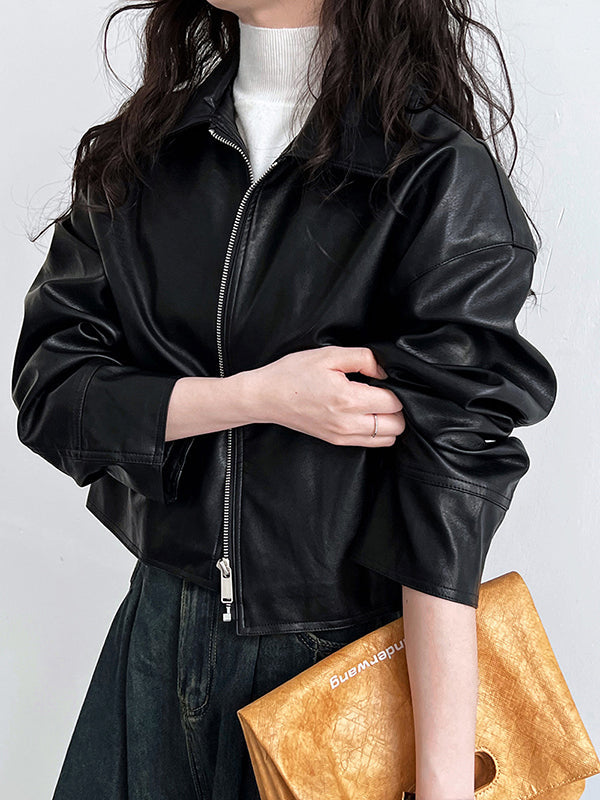 Zip Long-Sleeve Relaxed Jacket