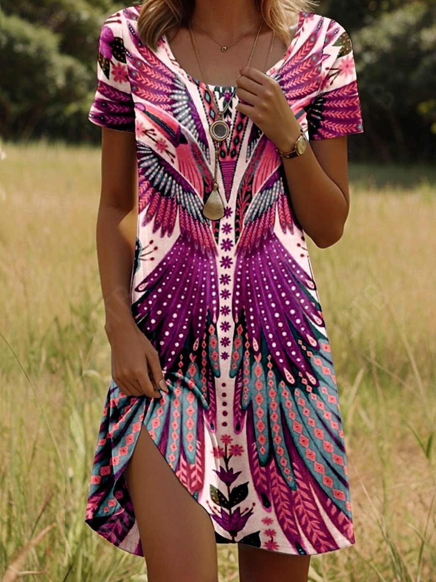 Reese | Trendy Ethnic Printed Summer Dress