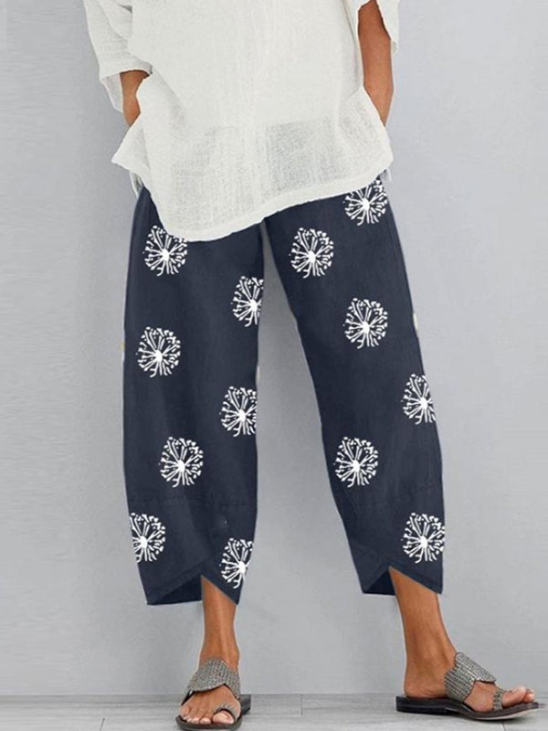 Floral Pocket Relaxed Pants