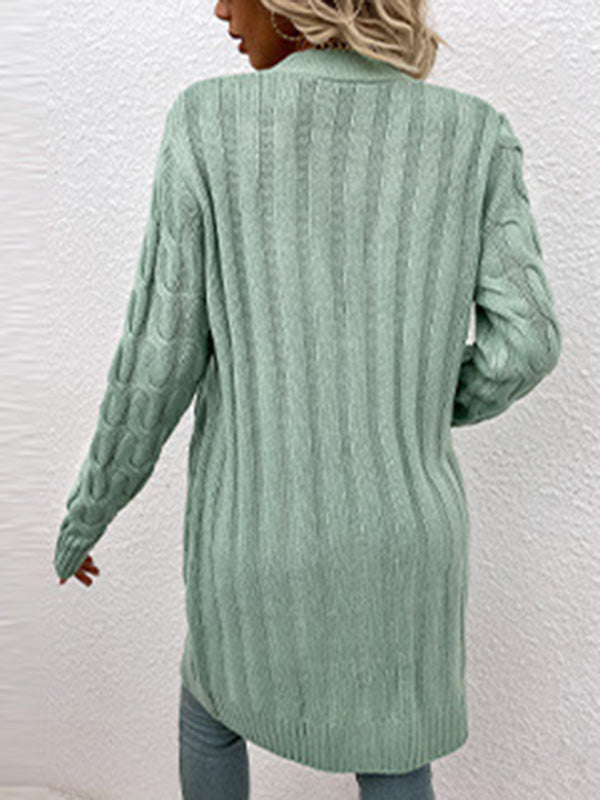 Button-Detail Relaxed Cardigan