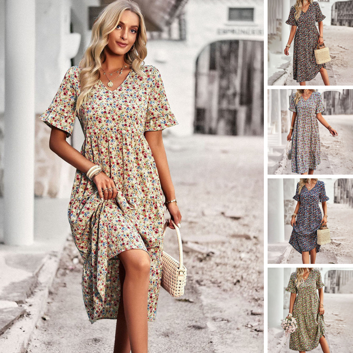 Blair | Floral Dress