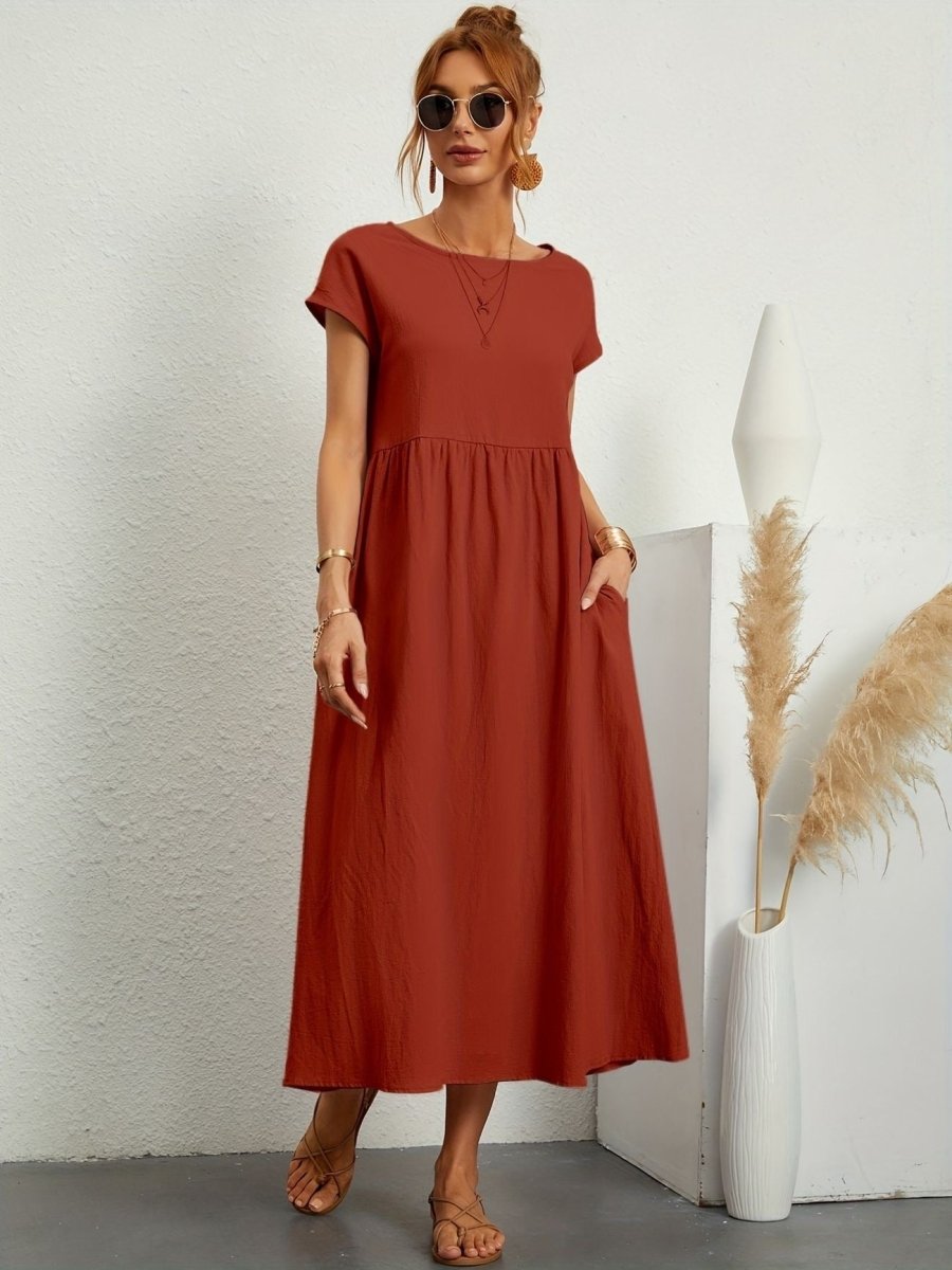 Cassandra | Round Neck Dress
