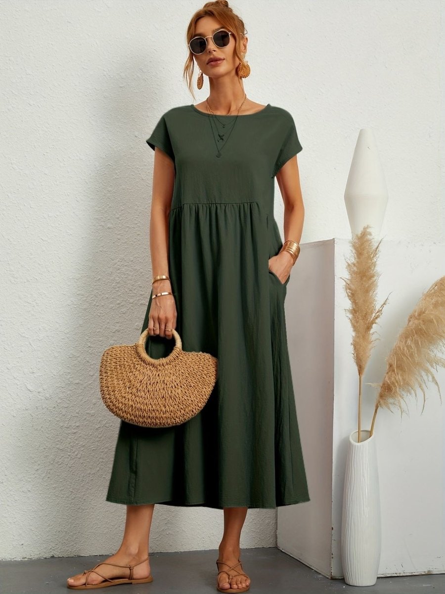 Cassandra | Round Neck Dress