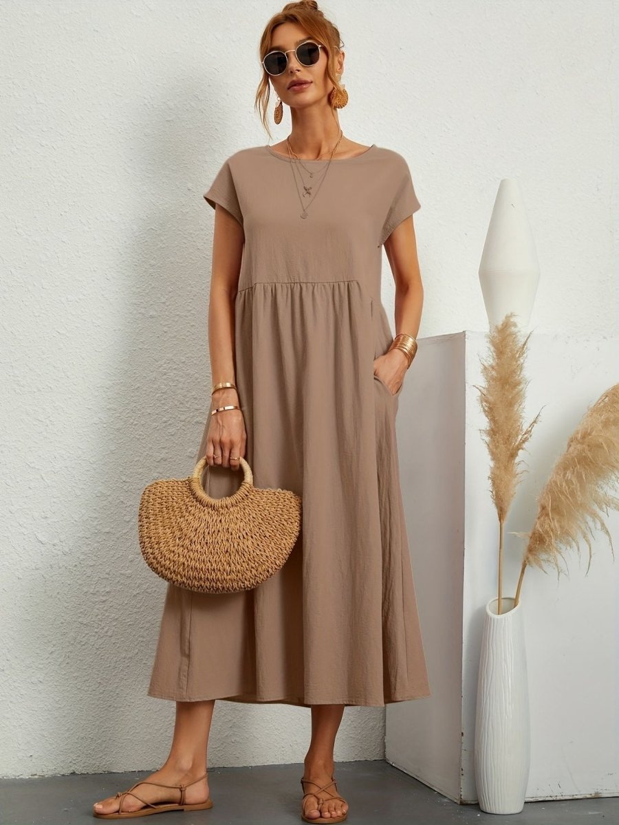 Cassandra | Round Neck Dress