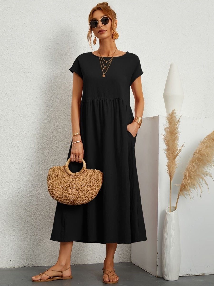 Cassandra | Round Neck Dress
