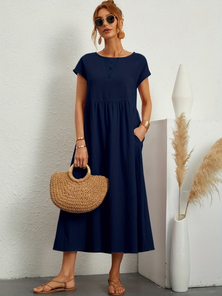 Cassandra | Round Neck Dress