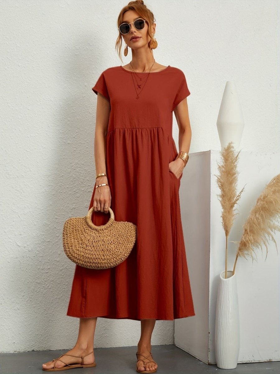 Cassandra | Round Neck Dress