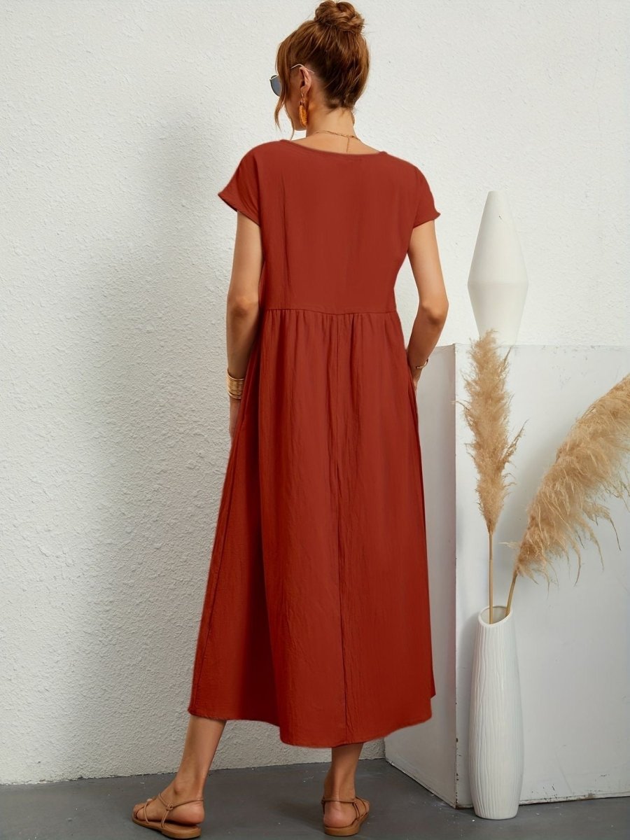 Cassandra | Round Neck Dress