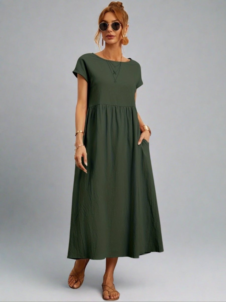 Cassandra | Round Neck Dress