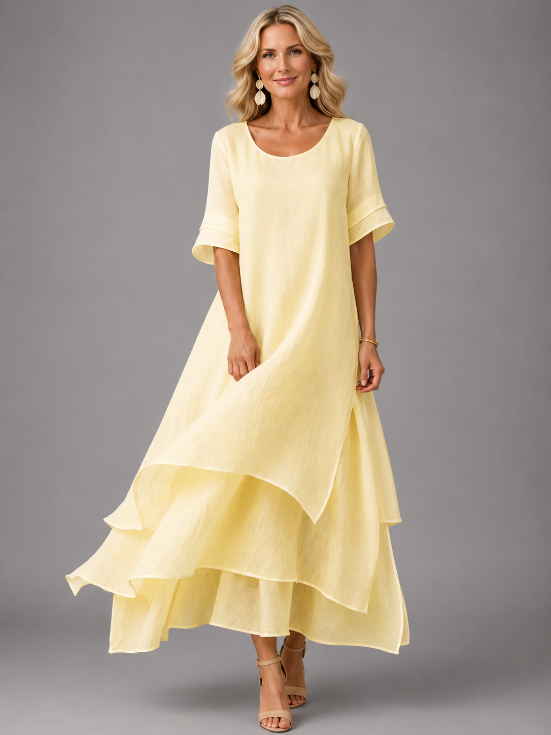Olive | Flowing Maxi Dress