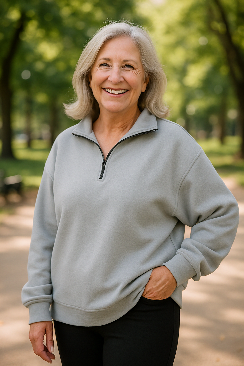 Estelle | Quarter-Zip Knit Pullover