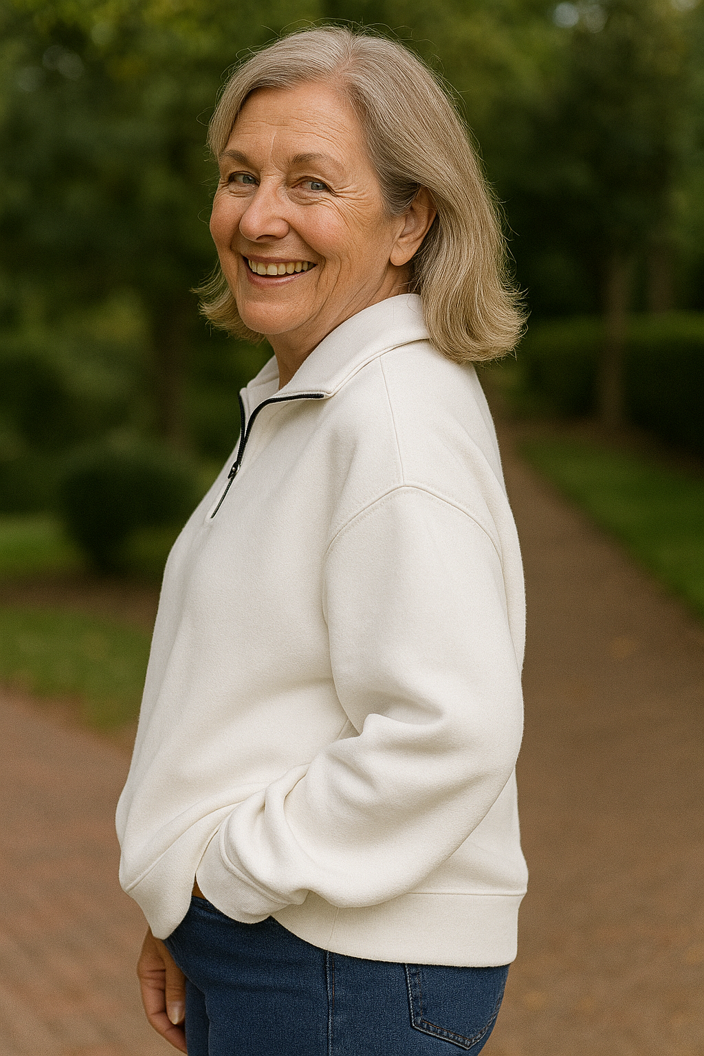 Estelle | Quarter-Zip Knit Pullover