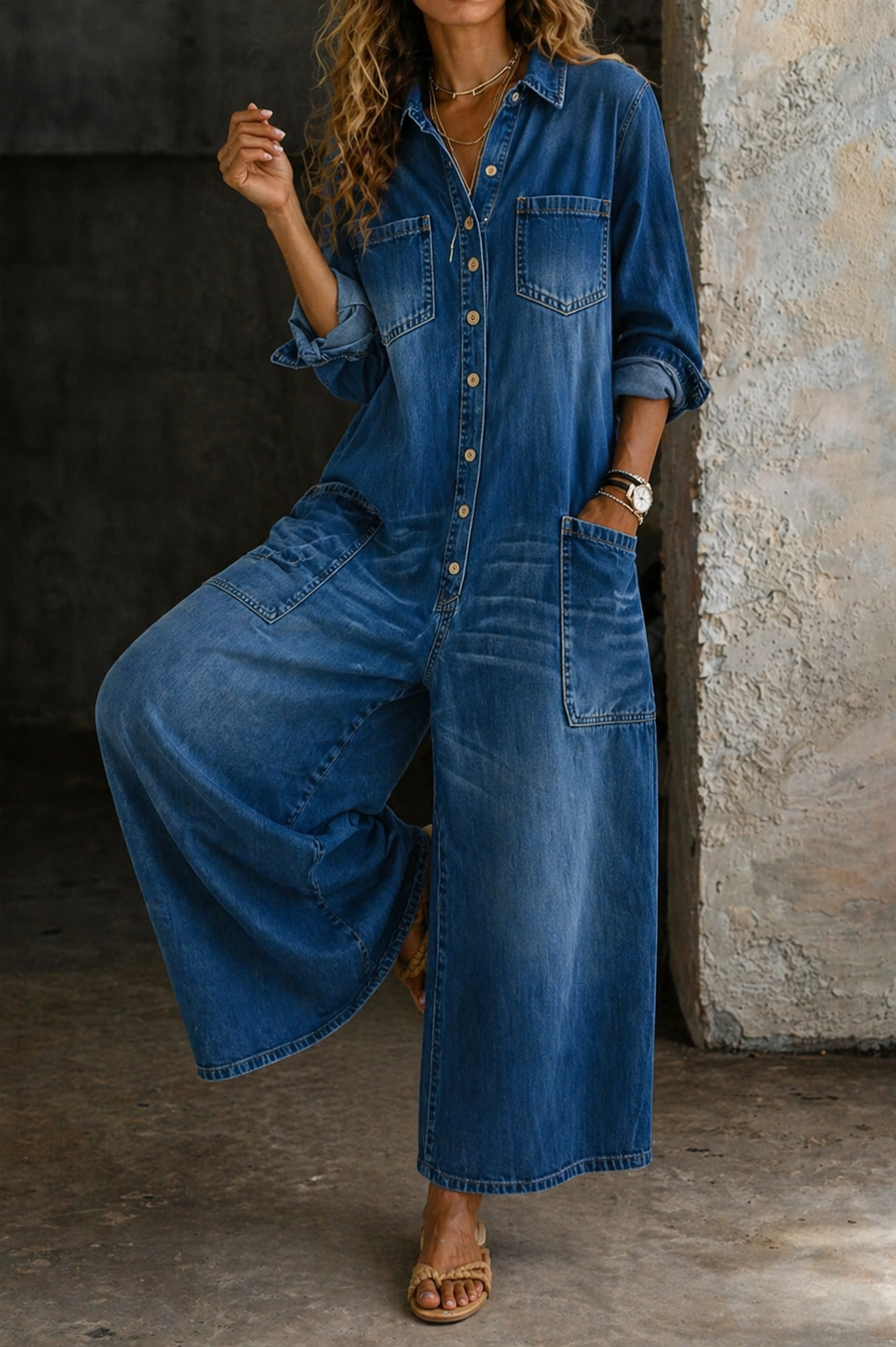 Eileen | Denim Jumpsuit