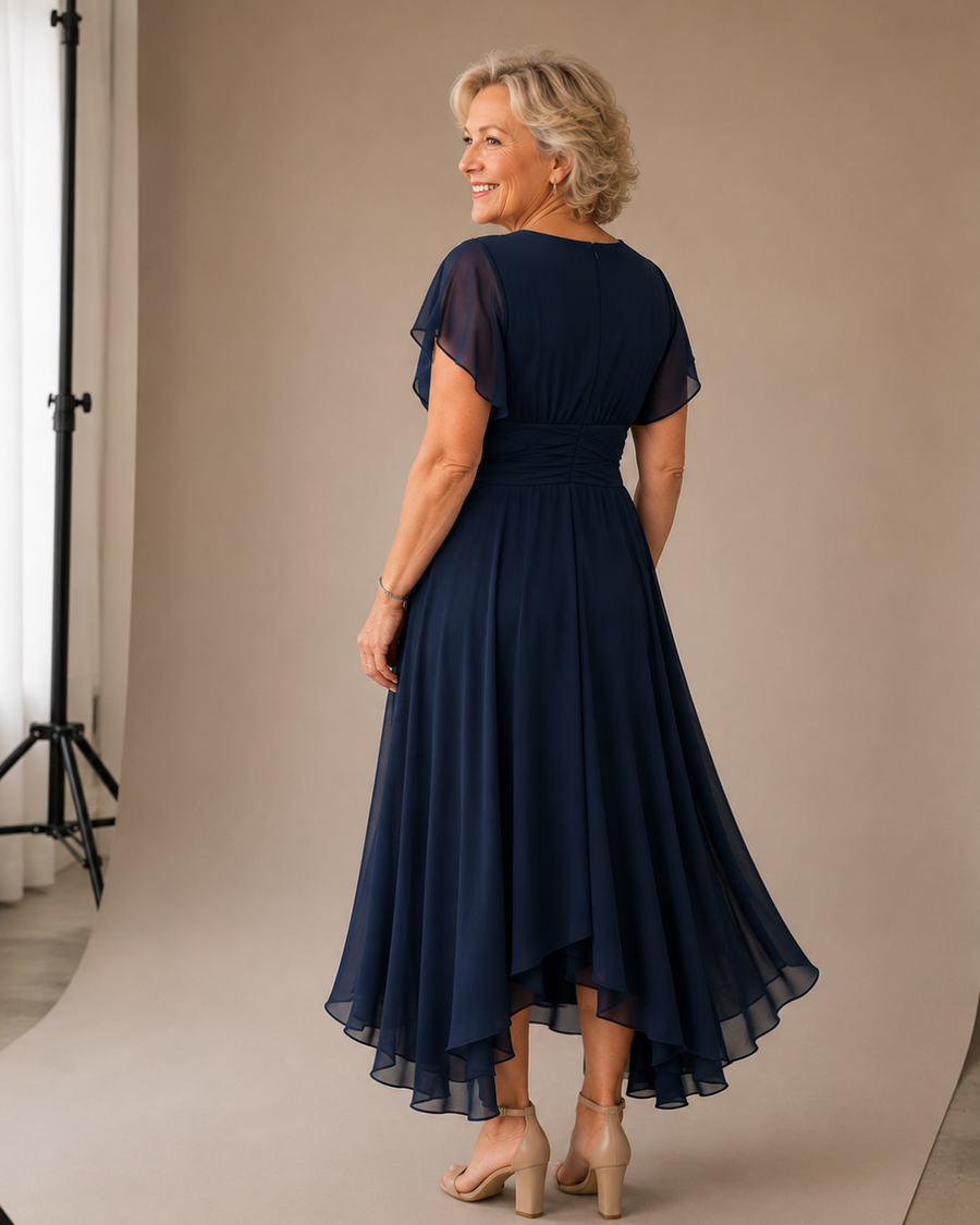 Yasmin | V-Neck A-Line Dress