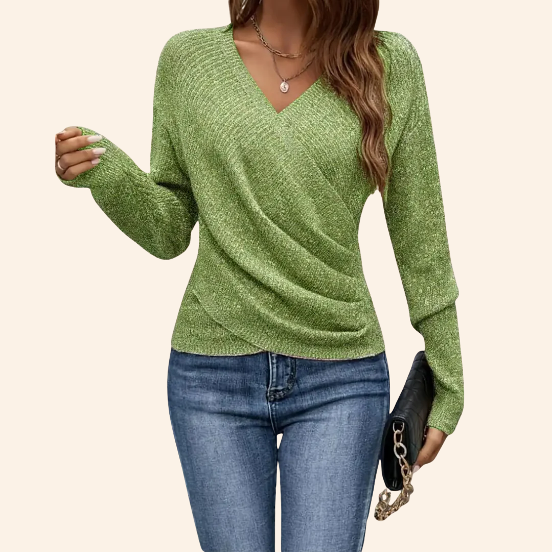 Elouise | Wrap V-Neck Top