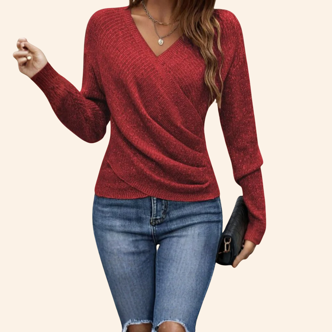 Elouise | Wrap V-Neck Top