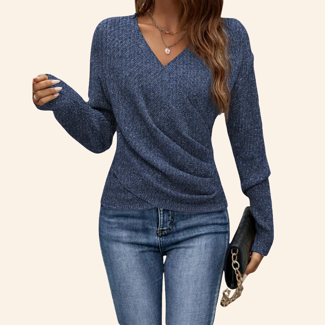 Elouise | Wrap V-Neck Top