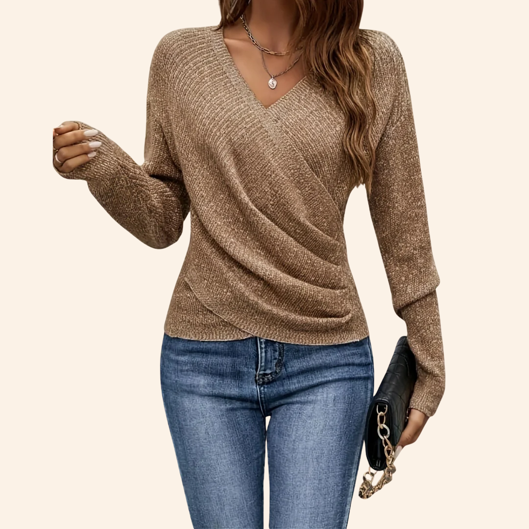 Elouise | Wrap V-Neck Top