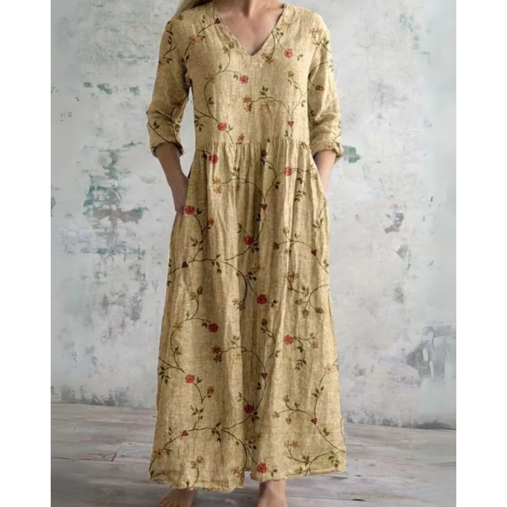 Emery | Vintage Floral Maxi Dress