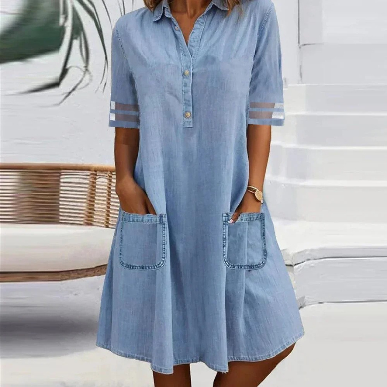 Ashly | Denim Dress