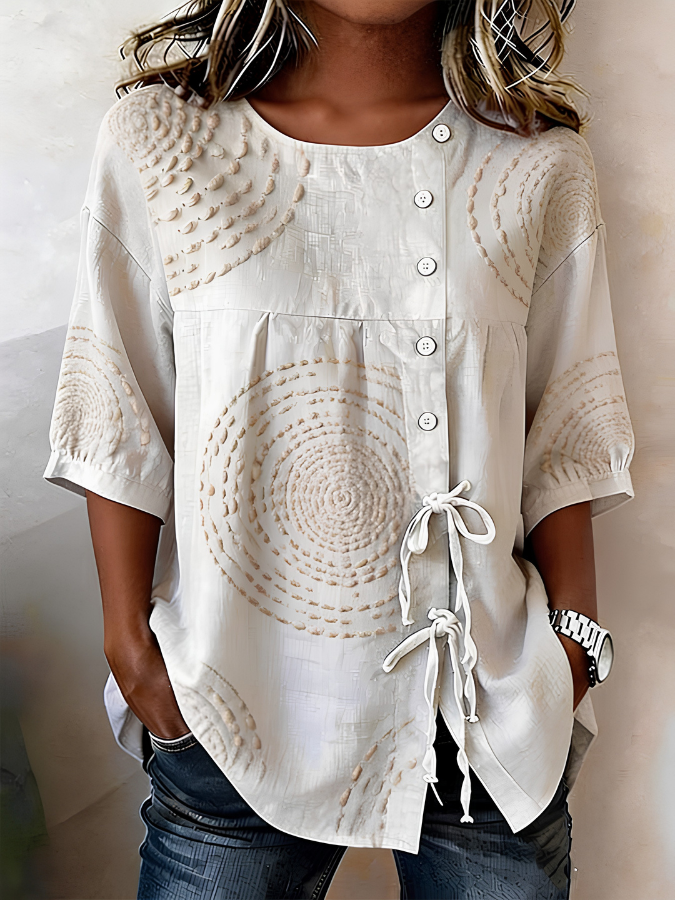 Mirabelle | Embroidered Top