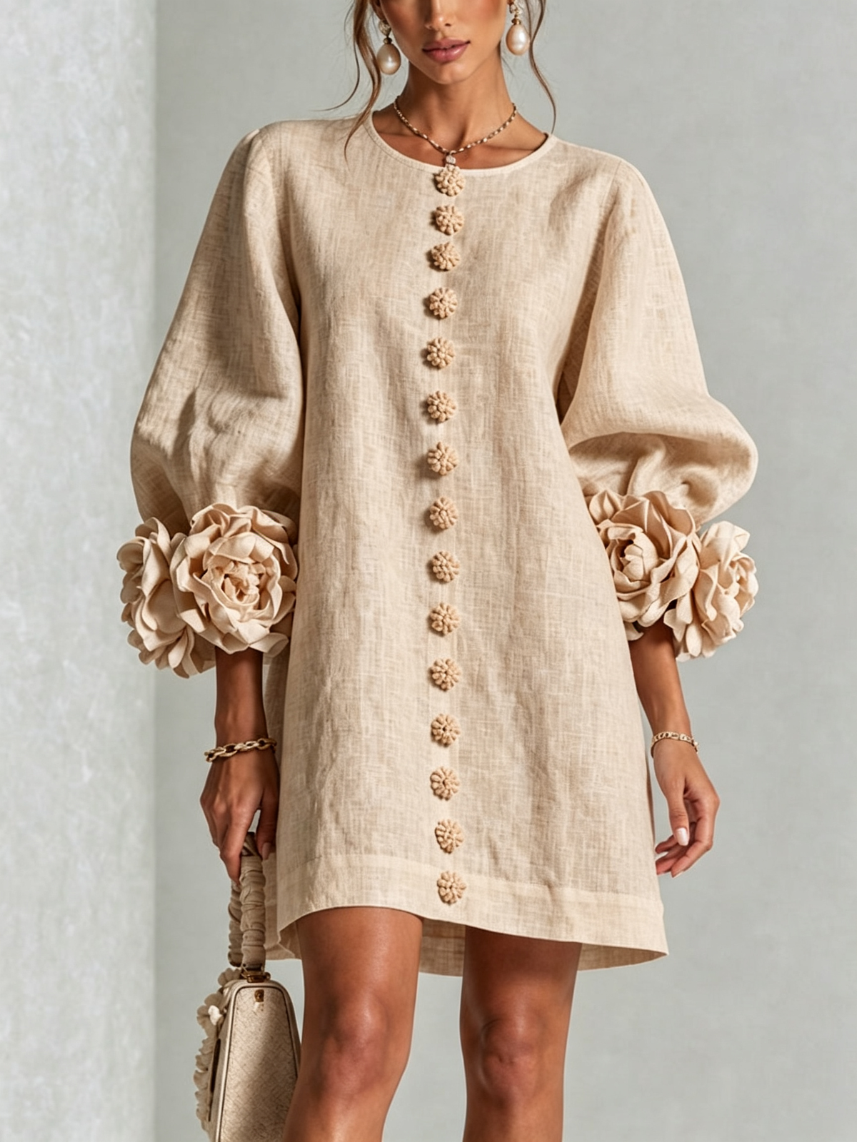 Julianna | Button-Down Mini Dress