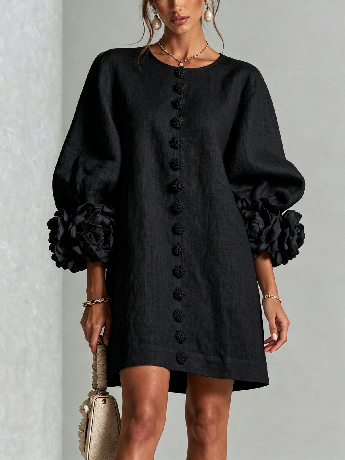Julianna | Button-Down Mini Dress
