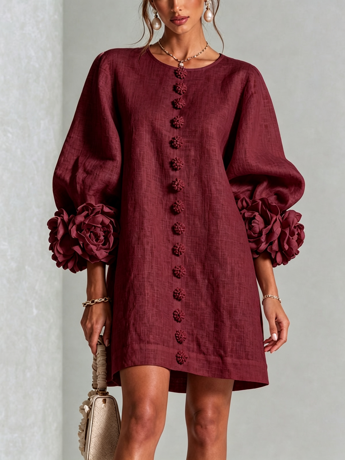 Julianna | Button-Down Mini Dress