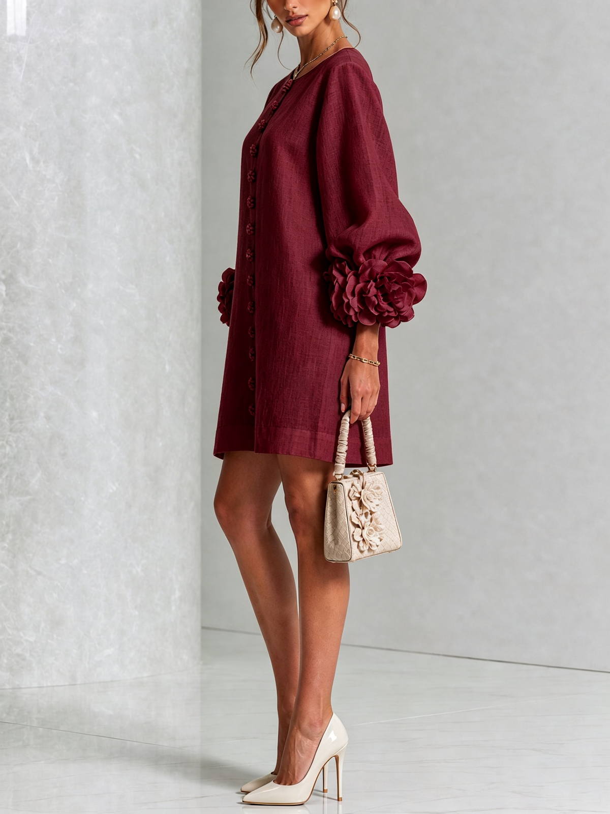 Julianna | Button-Down Mini Dress