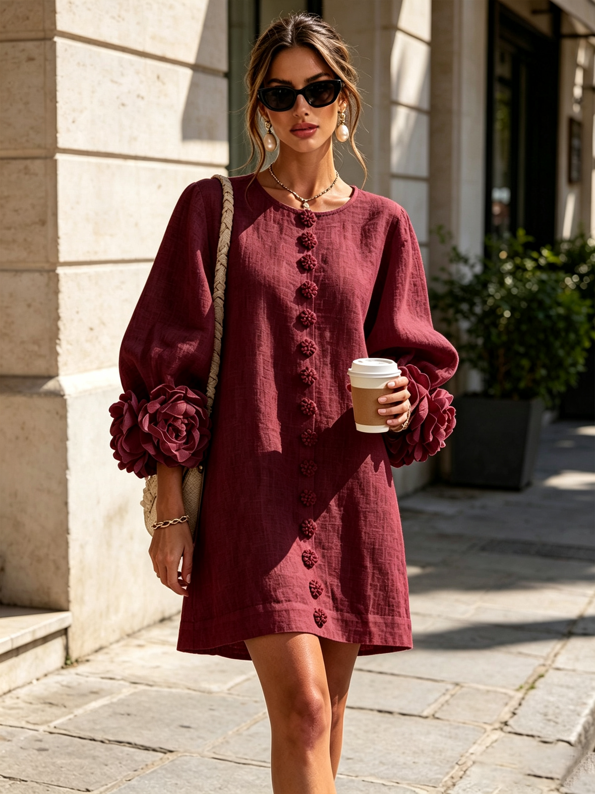 Julianna | Button-Down Mini Dress