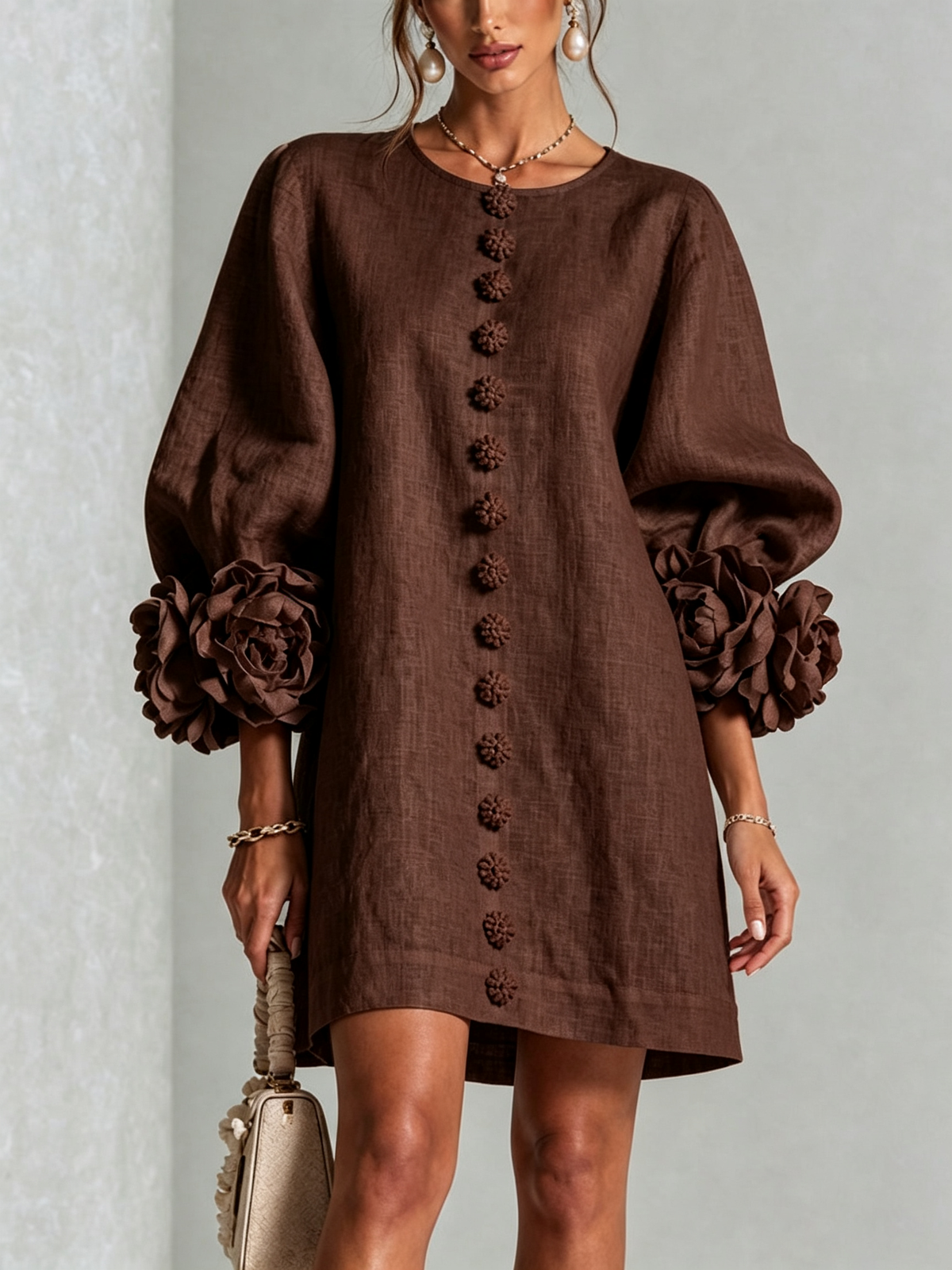 Julianna | Button-Down Mini Dress