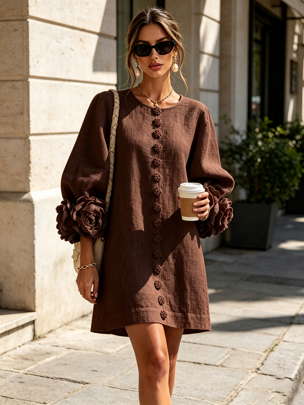 Julianna | Button-Down Mini Dress