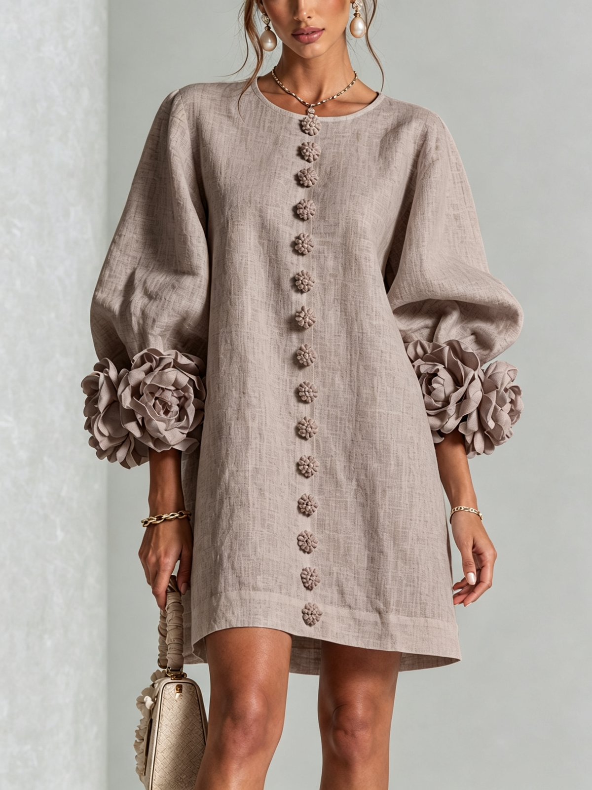 Julianna | Button-Down Mini Dress