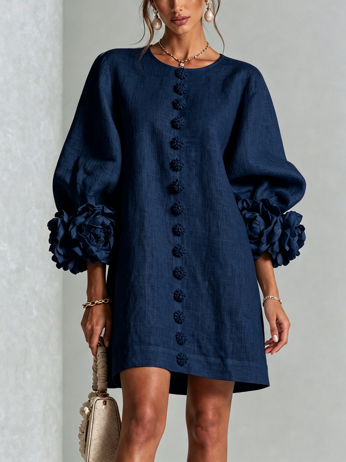 Julianna | Button-Down Mini Dress