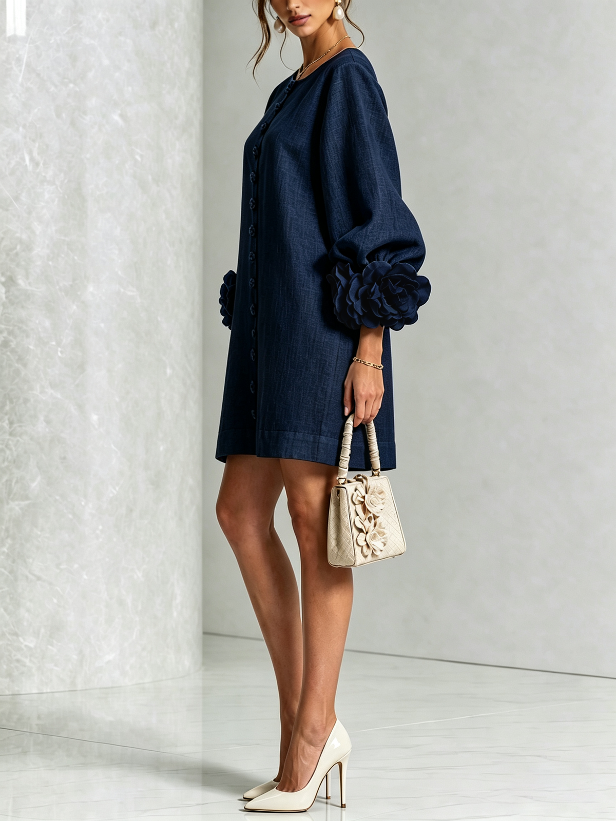 Julianna | Button-Down Mini Dress