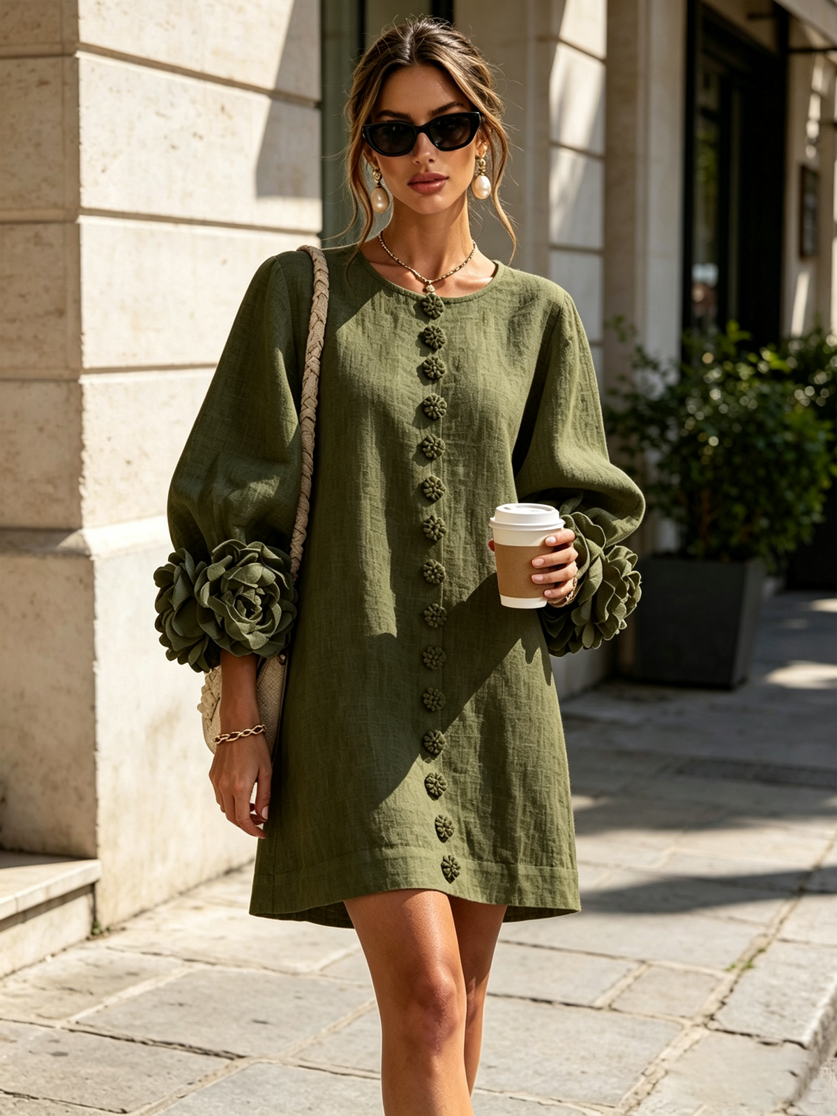 Julianna | Button-Down Mini Dress