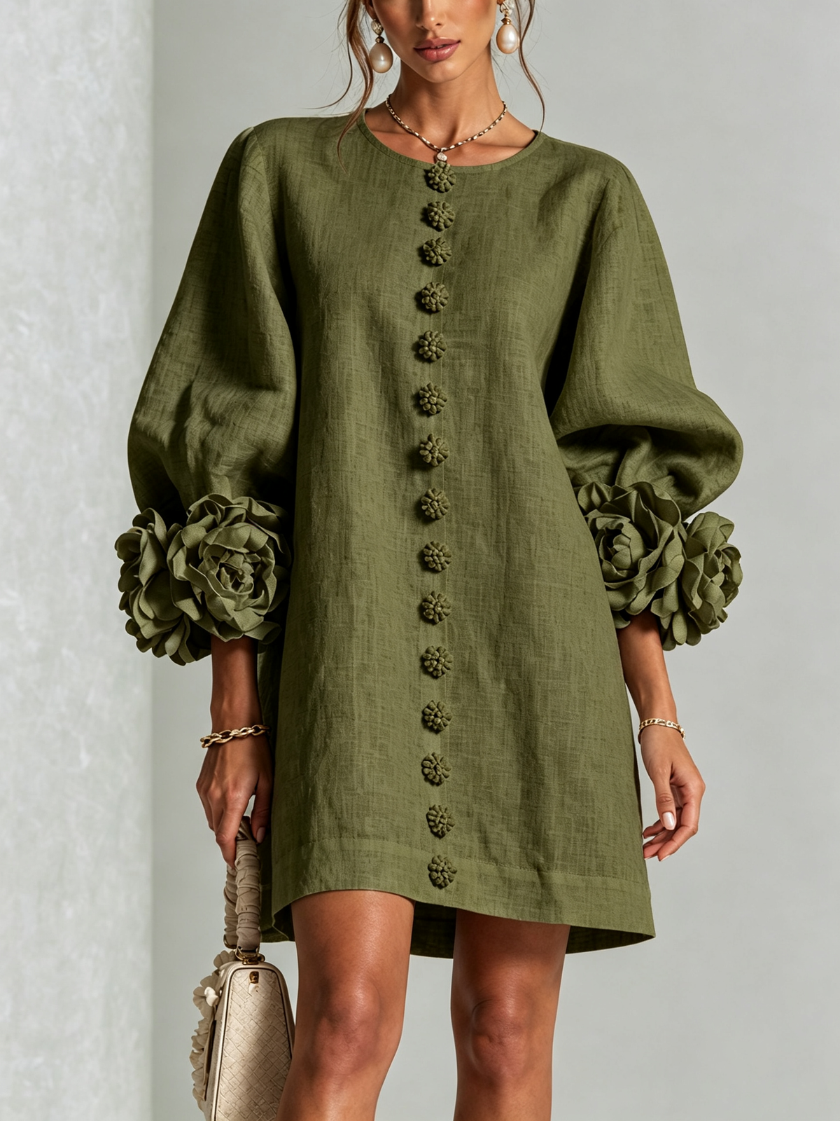 Julianna | Button-Down Mini Dress