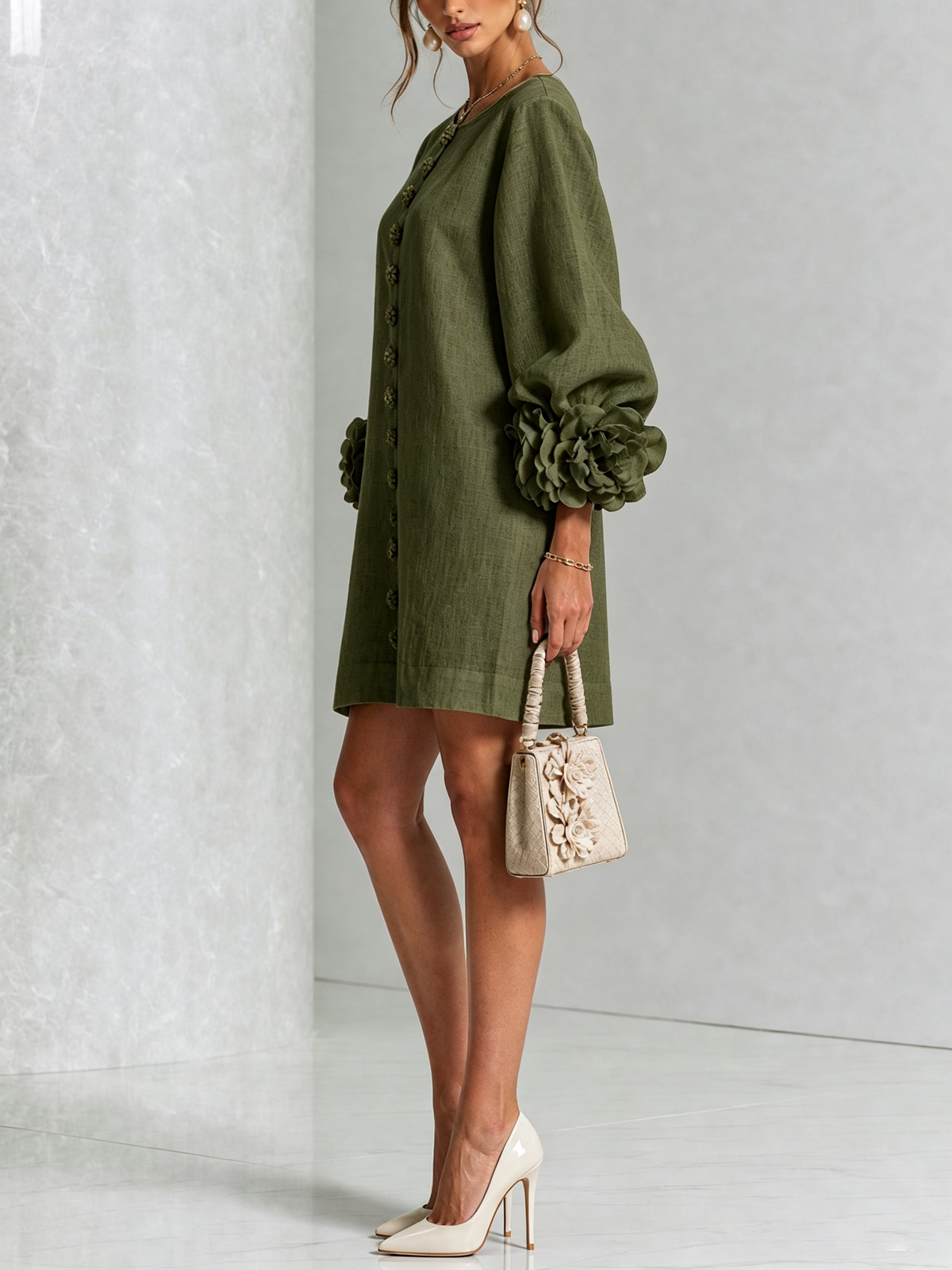 Julianna | Button-Down Mini Dress
