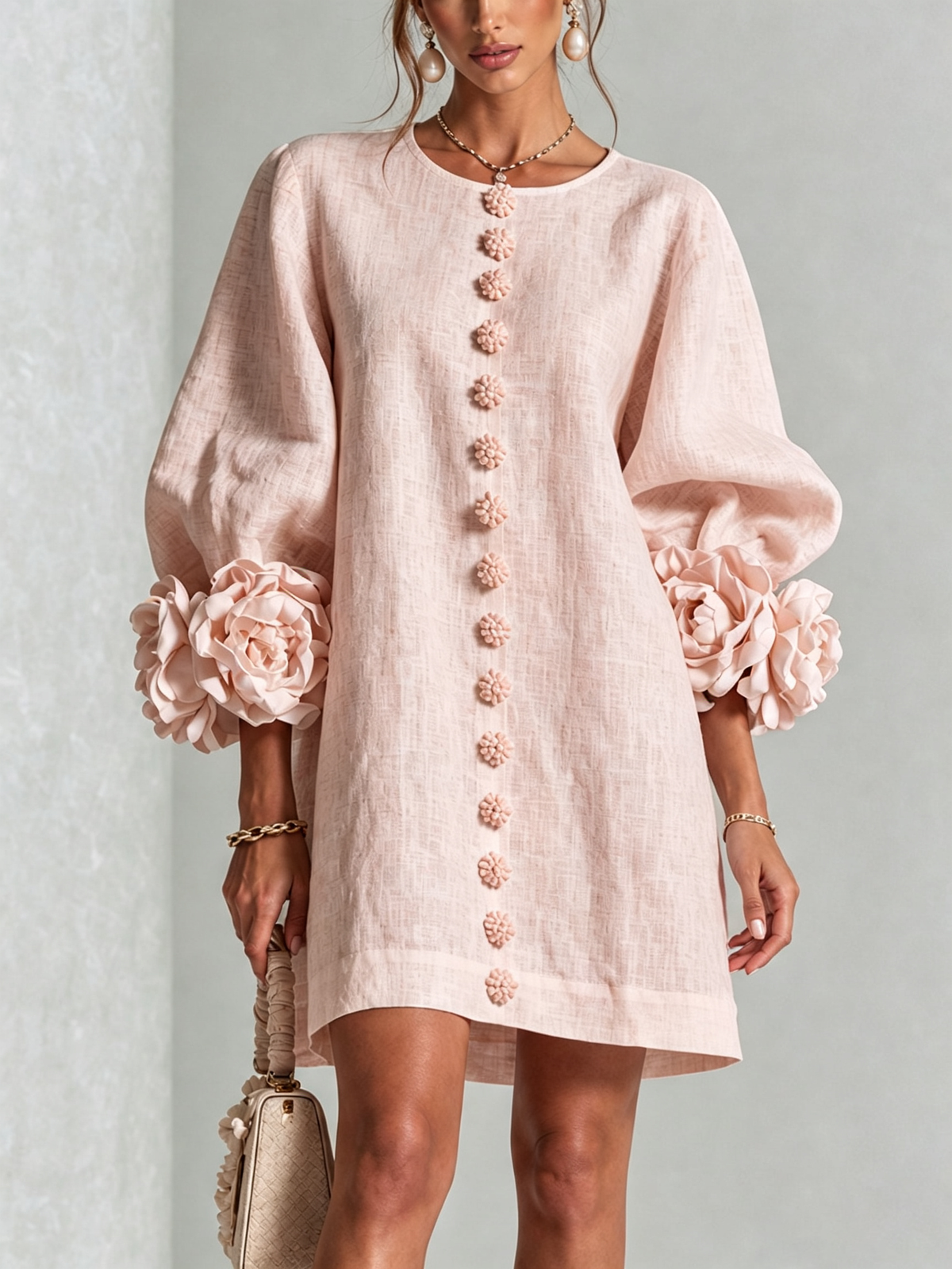 Julianna | Button-Down Mini Dress