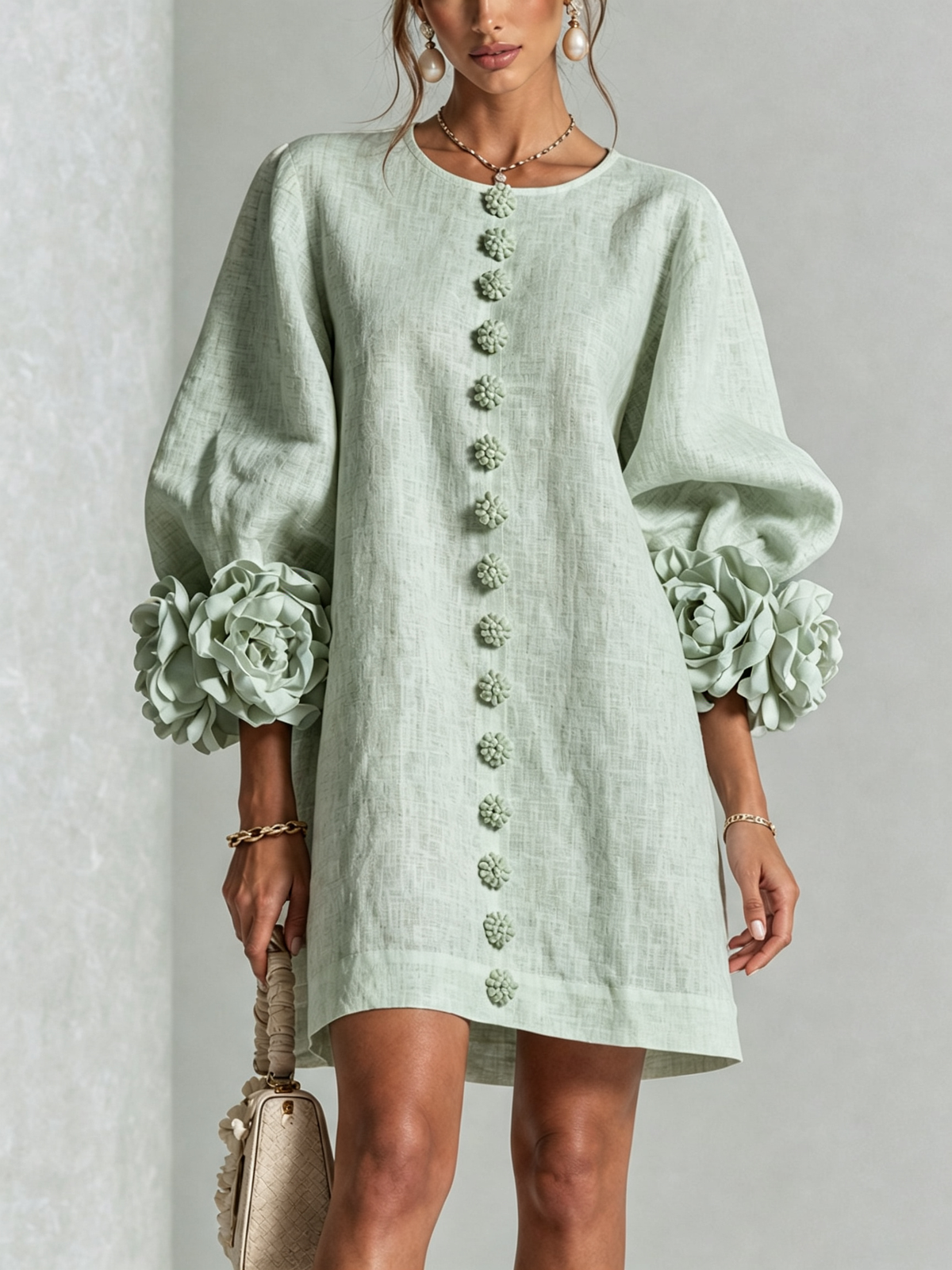 Julianna | Button-Down Mini Dress